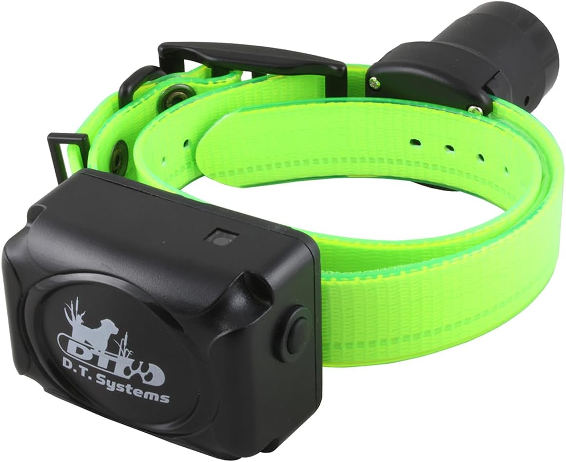Green upland beeper add-on training collar receiver for dogs