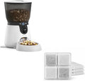 ZUMIMALL Automatic Pet Feeder with 4 Food Desiccant Bags
