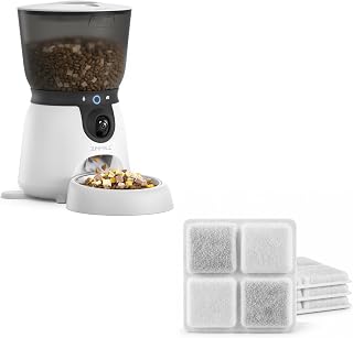 ZUMIMALL Automatic Pet Feeder with 4 Food Desiccant Bags