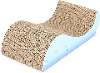 Corrugated Cat Scratch Board Pad, Soft Kitten Bed Mat and Training Toy