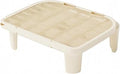 Ventilated Cat Litter Container Mat with Rounded Corners, Coffee, 15CM