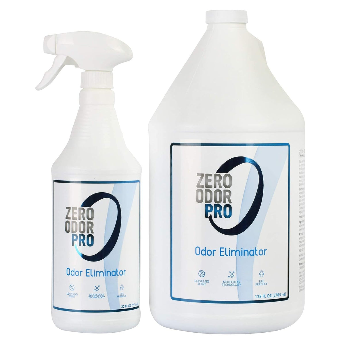 32 oz odor eliminator spray bottle with 128 oz refill jug
