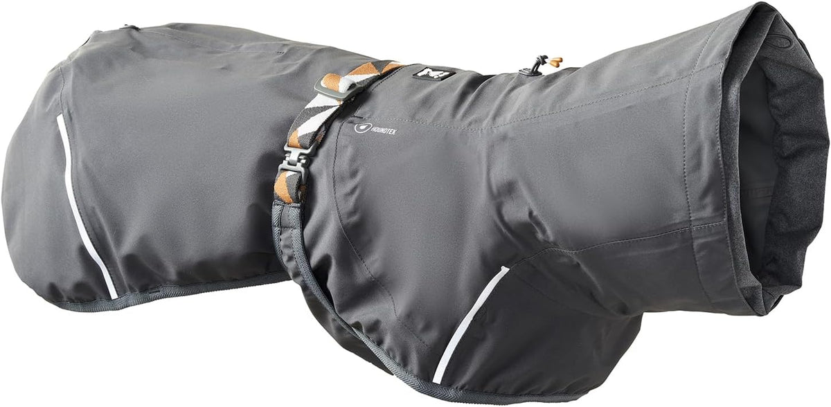 Cinnamon brown dog rain coat for muddy walks – view 3