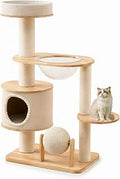 Cat Tower Furniture with Scratching Post and Sleeping Condo