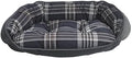 Bowsers Crescent Pet Bed, Large, Greystone Tartan