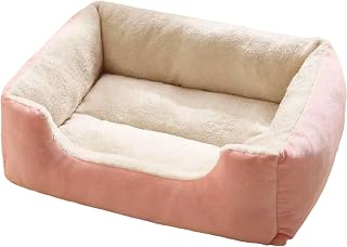 Cat Bed Mat, Soft Plush Pet Sleeping Cushion with Non-Slip Bottom, 80x60x15cm