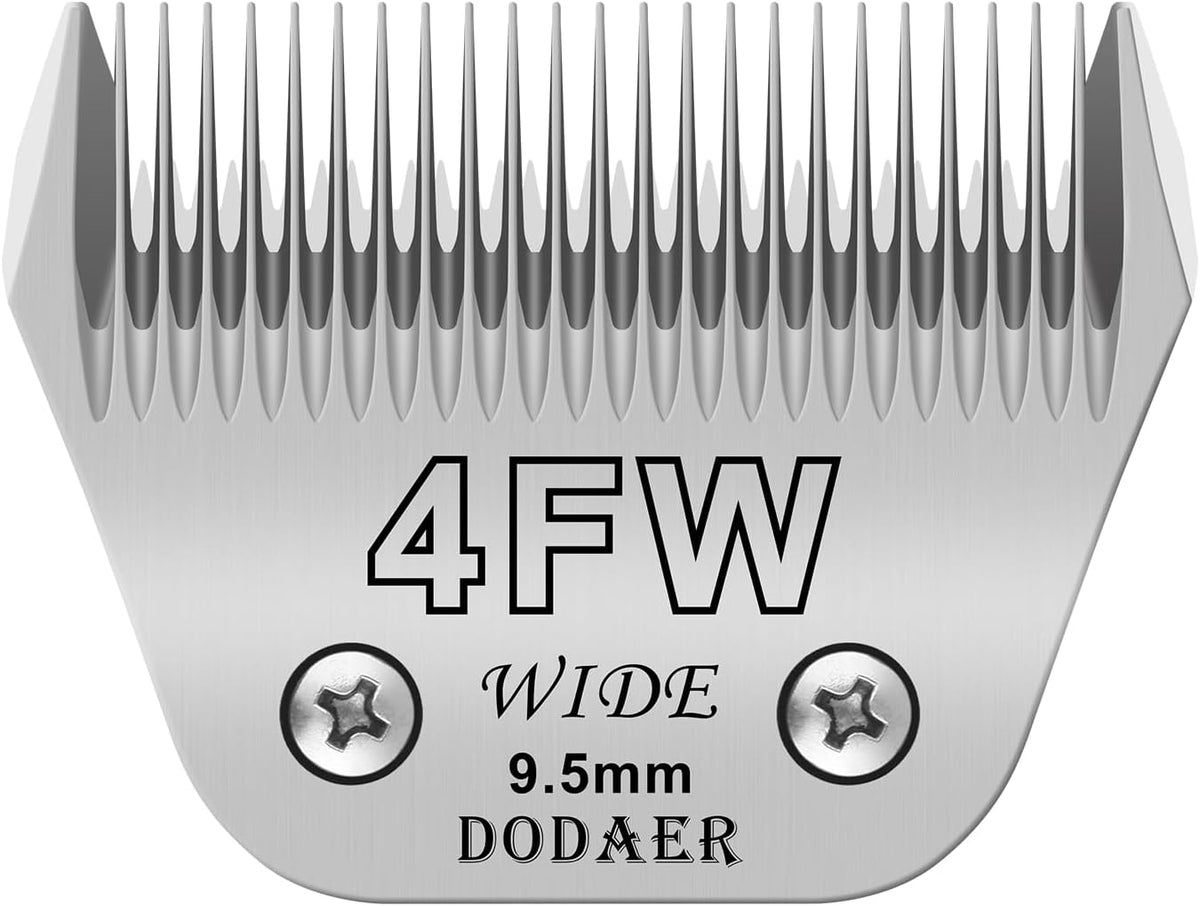 Set of eight ceramic dog clipper blades labeled by size – view 10
