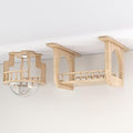 Ceiling-Mounted Cat Shelves with Attic Bridge, Sky Loft and Sky Bridge Set