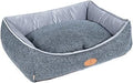 Warming Plush Pet Bed, Rectangle Nest and Sleeping Bag Cushion, 60cm