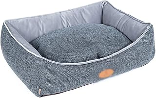 Warming Plush Pet Bed, Rectangle Nest and Sleeping Bag Cushion, 60cm