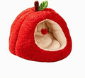 Semi-Enclosed Cat Sleeping Nest with Soft PP Filler and Detachable Cushion, Style 1, L 50 x 50 cm