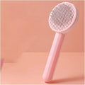 Self-Cleaning Pet Hair Removal Brush for Cats and Dogs, Black