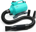 Green high velocity dog grooming blower dryer