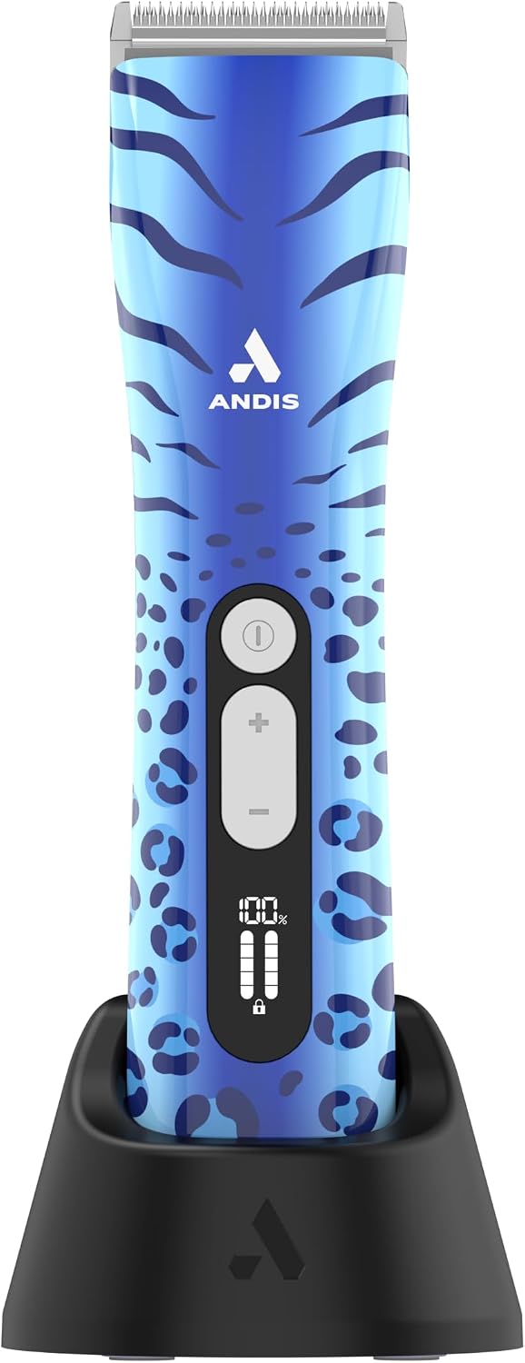 Pet grooming clipper with 5-in-1 adjustable blade