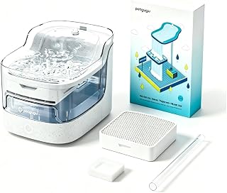 PETGUGU AI Cat Water Fountain with App Monitoring, Plus One Filter