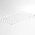 Hiddin Clear Acrylic Pet Feeder Overflow Tray, Spill Mat for Dogs and Cats, Lucite Design
