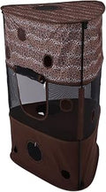 Triangular Cat Climbing Tent, Collapsible 3-Story Corner Cat House, Oxford Cloth