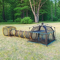 Pet Paradise Catio Outdoor Cat Enclosure, 3-Tier Tower Tent, Waterproof Floor, 3 Doors, Foldable and Portable