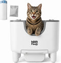 Square open-top self-cleaning automatic cat litter box