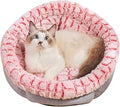 Faux Self-Warming Pet Bed Cushion for Small Dogs and Cats