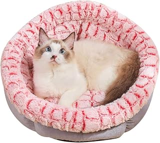 Faux Self-Warming Pet Bed Cushion for Small Dogs and Cats