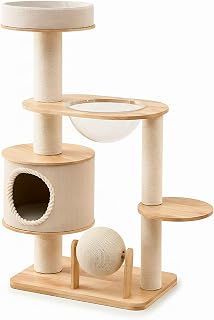 Multi-Cat Tree Tower with Stable Base and Condo Perch