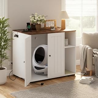 Self-Cleaning Litter Box Enclosure, Litter Robot Cabinet