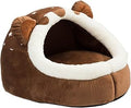 Winter Self-Warming Pet Tent Bed, Cat Sleeping Cave for Dogs and Kittens, Small