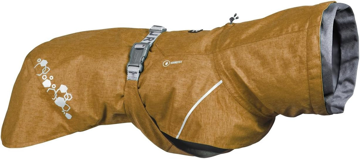 Ruby red dog raincoat for wet weather, 24 inch size – view 3