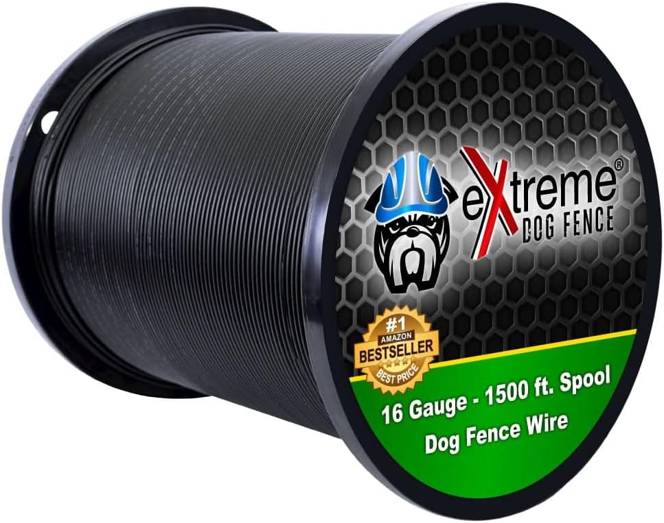 Spool of 16 gauge underground dog fence boundary wire