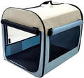 Foldable Cat Carrier with Mesh Window, Oxford Cloth Travel Crate for Indoor and Outdoor Use, Large