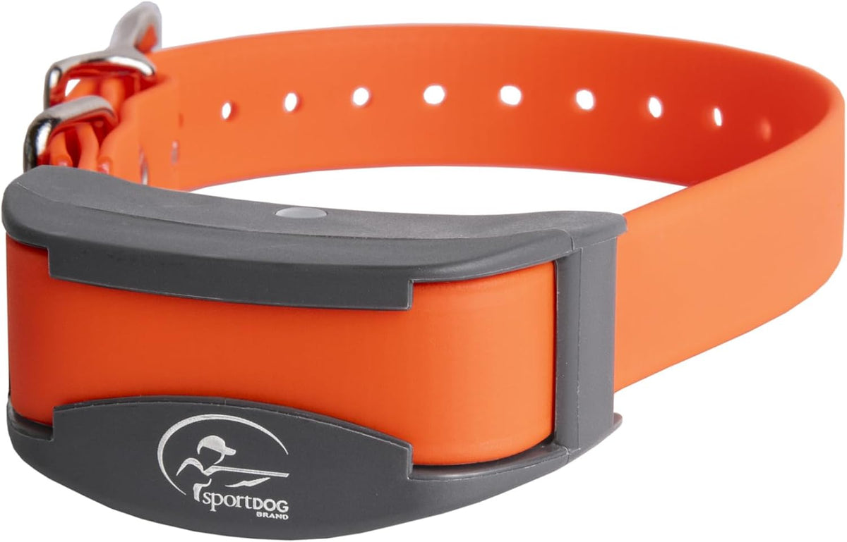 Orange add-on dog training receiver collar
