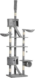 Cat Tree Tower, Height Adjustable Up to 102.5 Inch