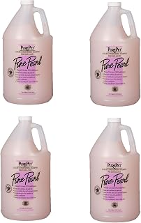 Pure Pearl Luxury Conditioning Dog and Cat Shampoo Concentrate by PurePet, Gallon Case of 4 Jugs