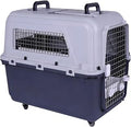 Large Dog Crate Pet Carrier, 33 in, with Metal Wire Door