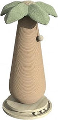 Coconut-Tree-Shaped Cat Scratcher with Rolling Ball Track, Stable, Furniture-Protecting, for Bedrooms, Size L