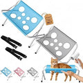 Foldable Pet Grooming Hammock and Bath Stand for Small Dogs and Cats