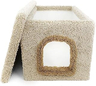 New Cat Condos Premier Litter Box Enclosure, Beige
