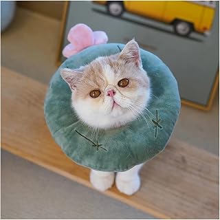 Anti-Bite Anti-Scratch Anti-Licking Pet Recovery Collar for Cats and Dogs, Cartoon Style