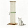 Sisal Cat Scratching Post, 32 Inch, with Hanging Toy and Track Balls