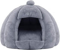 Foldable Winter Warm Cat and Dog Bed with Soft Sleeping Pad, Style E