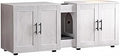 Double Cat Litter Box Enclosure for 2 Cats