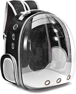 Breathable Cat Backpack Carrier, Space Capsule Style, Small Dog and Cat Travel Bag