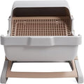 Semi-Automatic Cat Litter Box, Extra Large, Enclosed, with Splash Guard