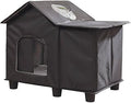 Oxford Cloth Outdoor Cat Shelter, Elevated, with Adjustable Entrance Flap, Breathable