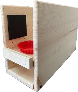 Adjustable Elevated Cat Feeding Stall with Head Bumper Pads, Support Stand for Wobbly Cats