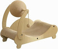 Cat Scratcher Lounge with Corrugated Paper Board and Contoured Resting Surface, with Ball