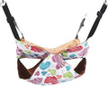 Canvas Hanging Cat Hammock Bed with Love Pattern for Kittens