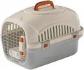 Hard-Sided Pet Carrier, Sturdy and Lightweight, Gray