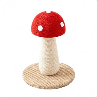 Sisal-Wrapped Freestanding Cat Scratching Pole, Small
